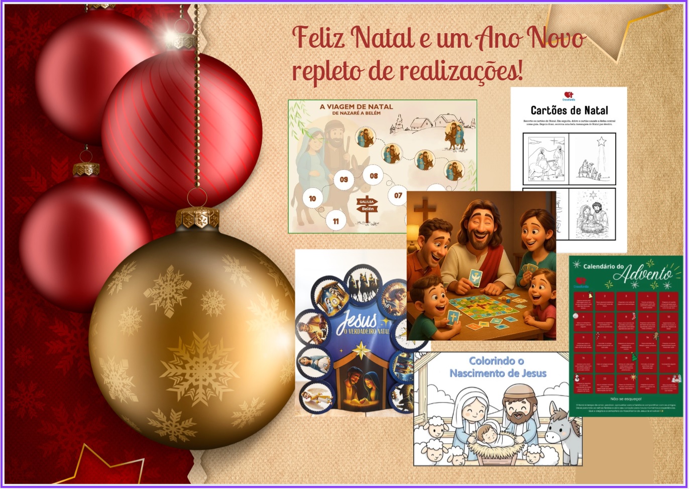 Combo de Atividades para o Natal (Portugues)